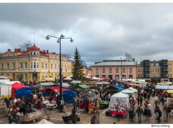 torget ekenäs Tammisaaren joulutori/Alexandra Stoor